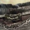 Summerland, elegant dark gray tiered skirt, size M