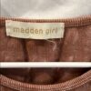 Madden Girl Brown Ribbed Sheath Dress