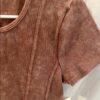 Madden Girl Brown Ribbed Sheath Dress