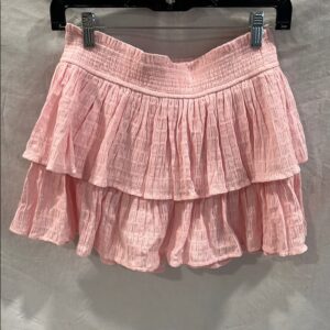 Design History, pink tiered skirt, size XL