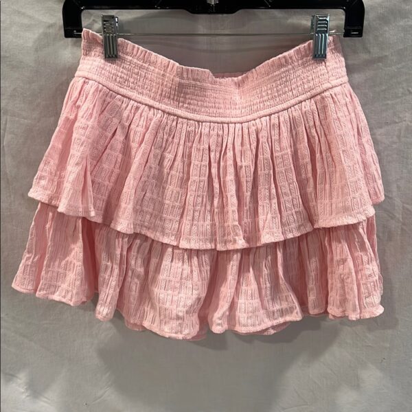 Design History, pink tiered skirt, size XL