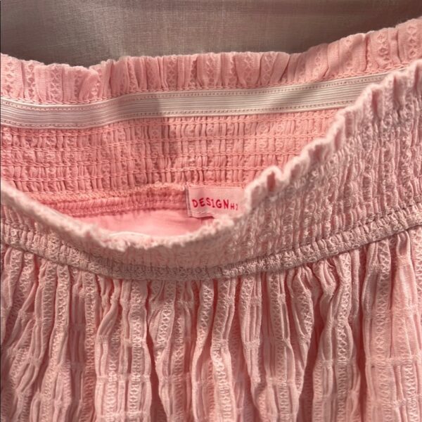 Design History, pink tiered skirt, size XL