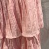 Design History, pink tiered skirt, size XL