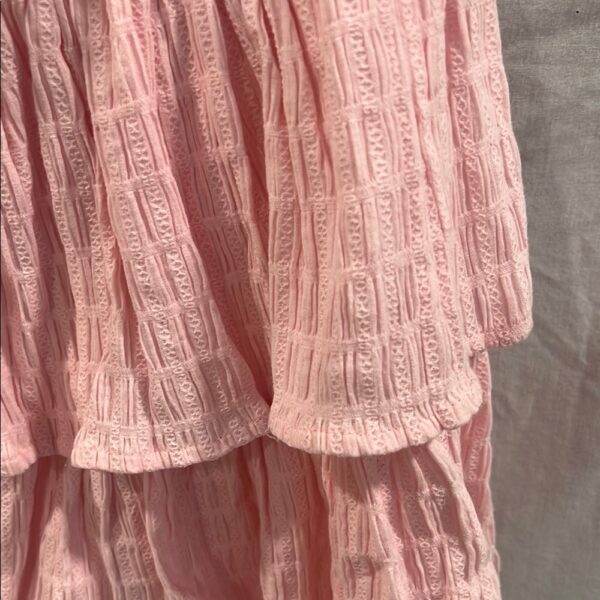 Design History, pink tiered skirt, size XL