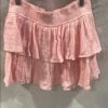 Design History, pink tiered skirt, size XL