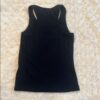 Katie J NYC Black Fitted Tank Top, size XL