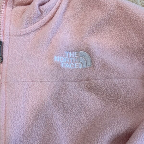 The North Face Kids Pink Lightweight Fleece Jacket, Size Medium (10/12)