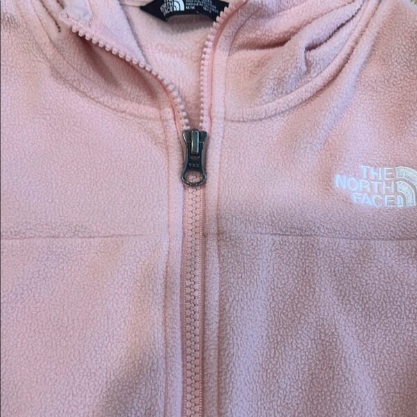 The North Face Kids Pink Lightweight Fleece Jacket, Size Medium (10/12)
