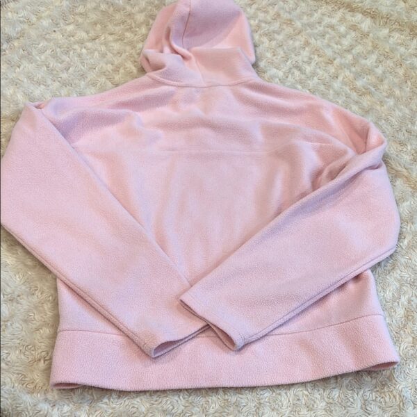 The North Face Kids Pink Lightweight Fleece Jacket, Size Medium (10/12)