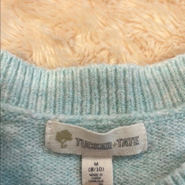 Tucker + Tate, girl’s mint green pullover sweater, Size 8/10