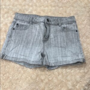 Tractr, girl’s grey denim shorts, size 14