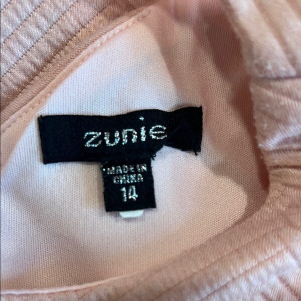 Like New, Zunie, Elegant Pink Sleeveless Kids Dress, Size 14