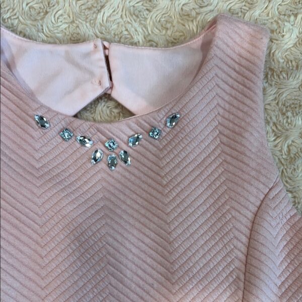 Like New, Zunie, Elegant Pink Sleeveless Kids Dress, Size 14
