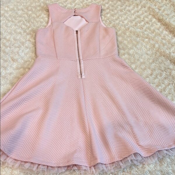 Like New, Zunie, Elegant Pink Sleeveless Kids Dress, Size 14