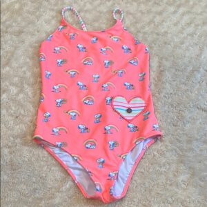 Sunuva Kids for Peanuts, Girls One Piece Bathing Suit, Size 11-12