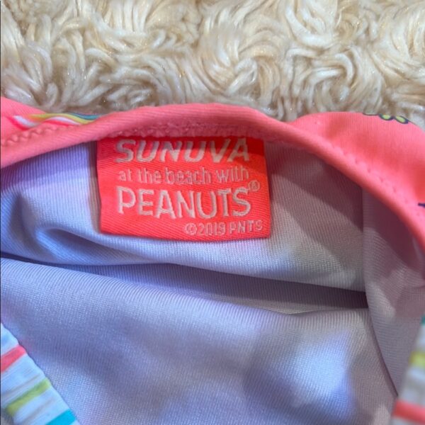 Sunuva Kids for Peanuts, Girls One Piece Bathing Suit, Size 11-12