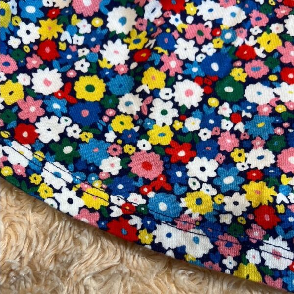 Boden, Colorful Floral Skort with Elastic Waistband, Size 11-12
