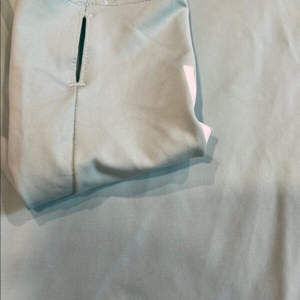 The North Face Light Blue Hooded Athletic Shirt, SPF 50, Size Medium