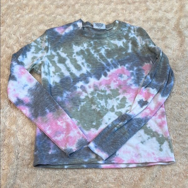 Firehouse NYC, Tie-Dye Kids Long Sleeve Shirt, Size Small