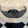 NWOT, Flowers by Zoe, Argyle Patterned Sweater - Brown and Tan, Size Medium