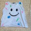 Firehouse NYC, Kids White Smiley Face Muscle Tee, Size XL