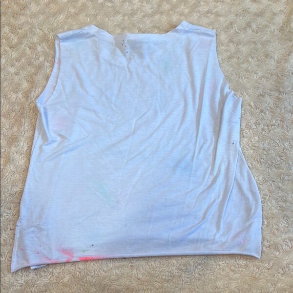 Firehouse NYC, Kids White Smiley Face Muscle Tee, Size XL