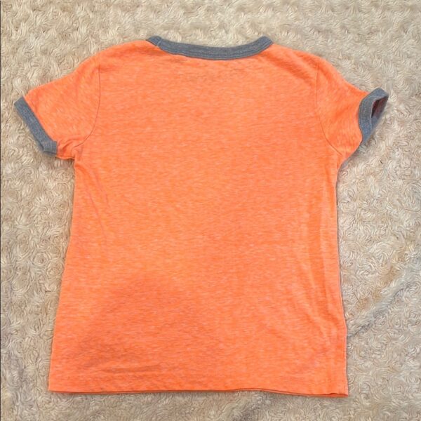 NWOT, Mini Boden, Orange Astronaut Kids T-Shirt, Size 6-7