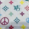 Firehouse NYC, Girls White Muscle Tee with Peace and Love Graphics, Size L