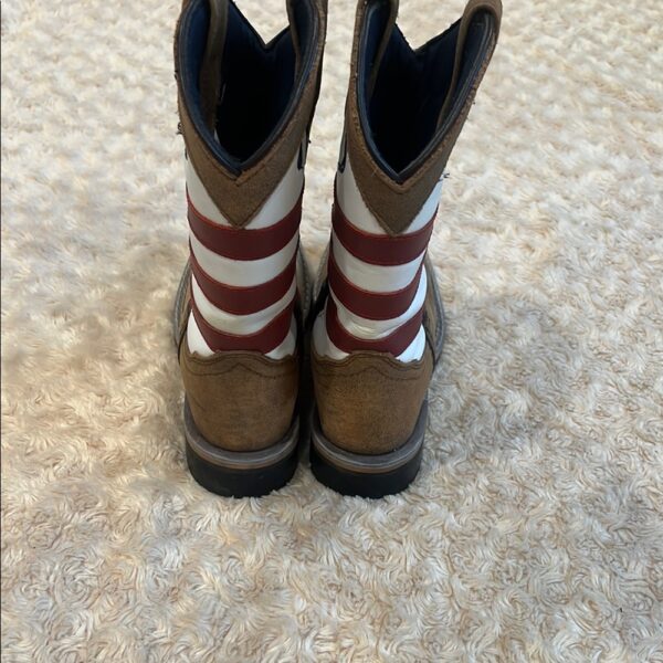 Patriotic Kids Cowboy Boots, Masterson Boot Co, Size 1