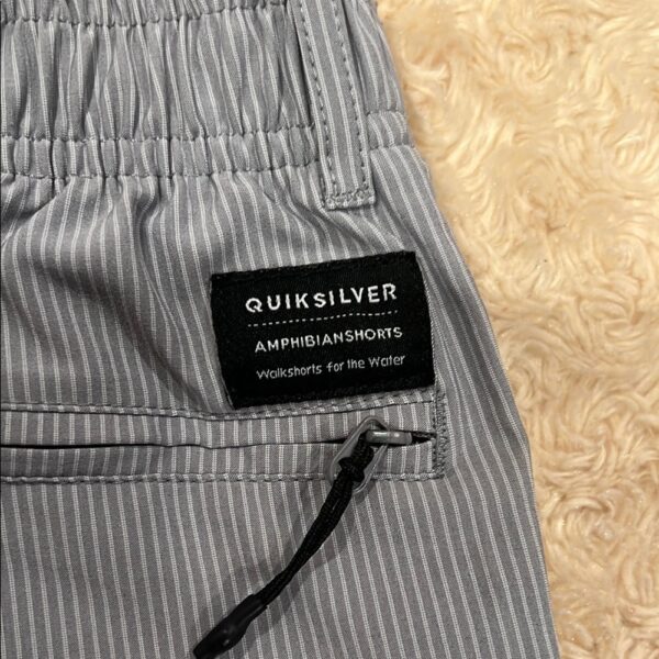 Quiksilver, Amphibian-walktowater Boys Gray Shorts, Size 6