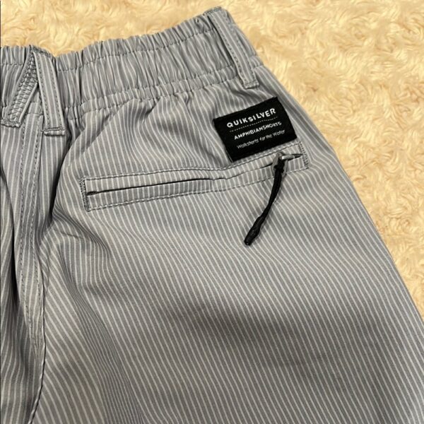 Quiksilver, Amphibian-walktowater Boys Gray Shorts, Size 6