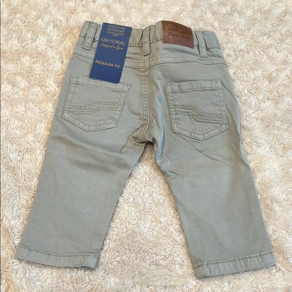 NWT Mayoral Tan Khaki Pants, Size 6 Months