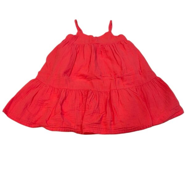 GAP Girls Coral Lined Linen Sundress, Size Small (6-7)