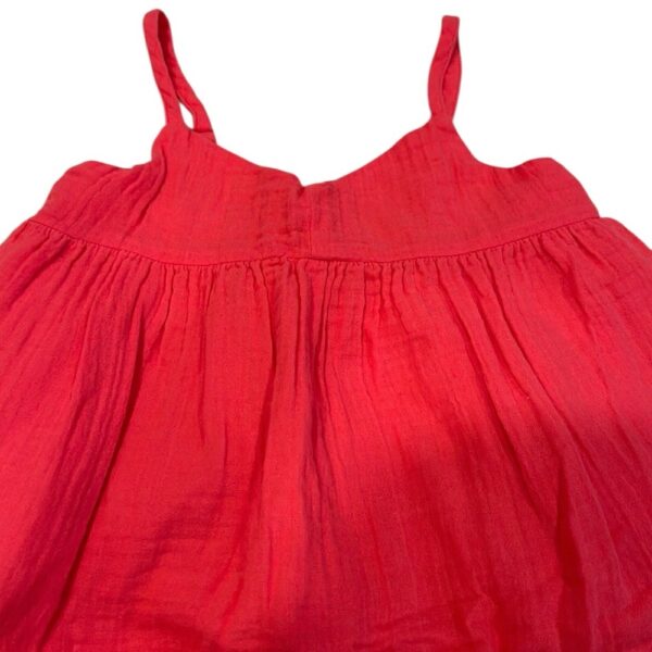 GAP Girls Coral Lined Linen Sundress, Size Small (6-7)