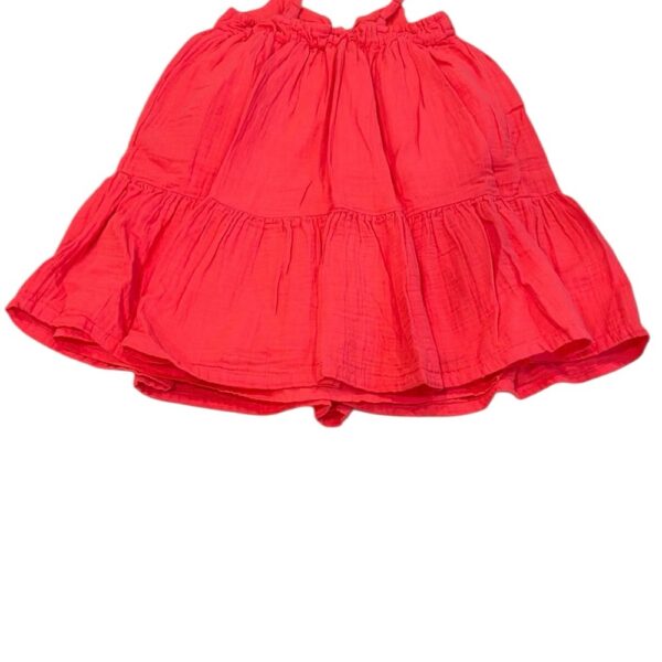 GAP Girls Coral Lined Linen Sundress, Size Small (6-7)