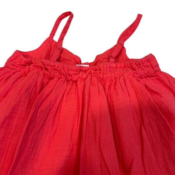 GAP Girls Coral Lined Linen Sundress, Size Small (6-7)