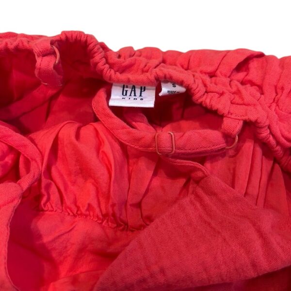 GAP Girls Coral Lined Linen Sundress, Size Small (6-7)
