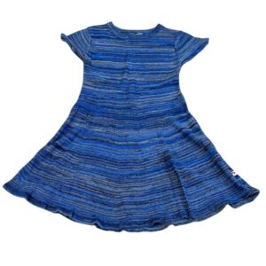 Appaman Blue and Gray Short Sleeved Sweater Dress, Size 5