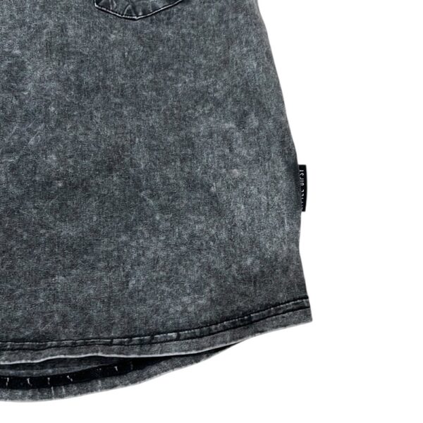 Little Bipsy Gray Tank Top with Vintage Wash, Size 3-4
