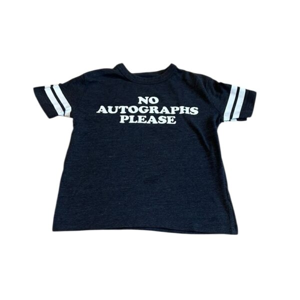 Chaser Gray and White Kids Tee - No Autographs Please, Size 7