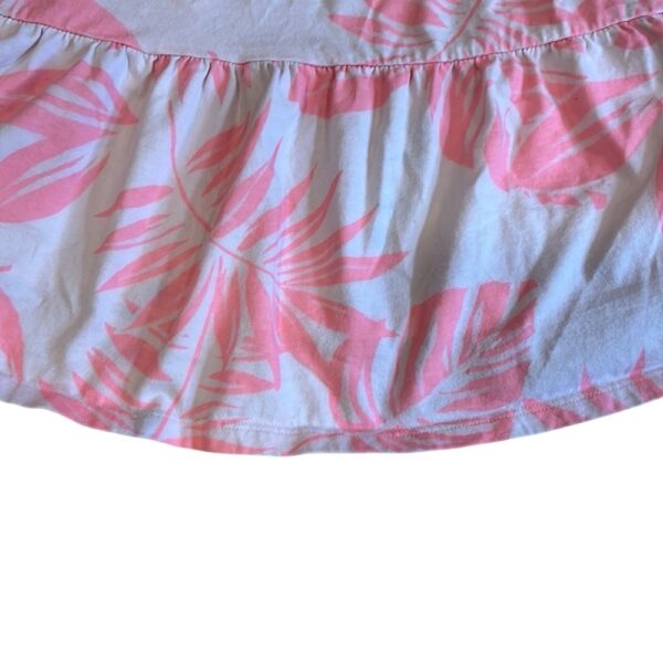 GAP Pink and White Ruffled Tiered Floral Sundress, Size S (6-8)
