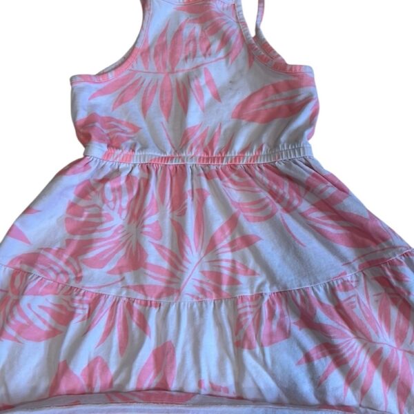 GAP Pink and White Ruffled Tiered Floral Sundress, Size S (6-8)