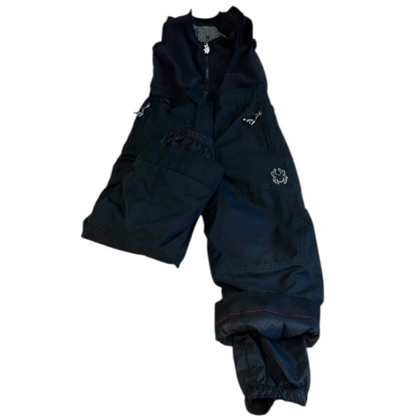 Spyder Black Insulated Snow Bib, Size 6