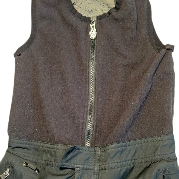 Spyder Black Insulated Snow Bib, Size 6