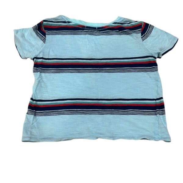 Splendid Blue and Red Short Sleeve Tee
