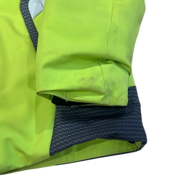 Obermeyer Boys Lime and Black Hooded Insulated Ski Jacket, Size 6