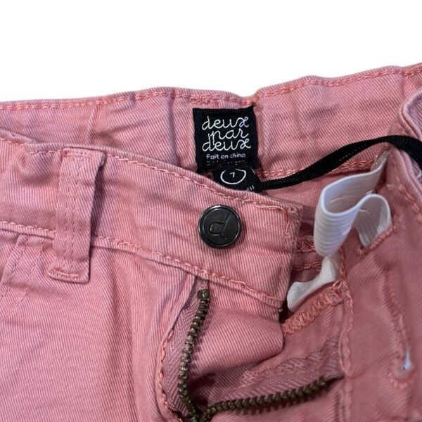 NWT, Deux Par Deux, Girls Lightweight Denim Shorts with Ruffles, Size 7