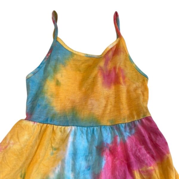Appaman Girls Multicolor Tie-Dye Tank Dress with Adjustable Straps, Size 7