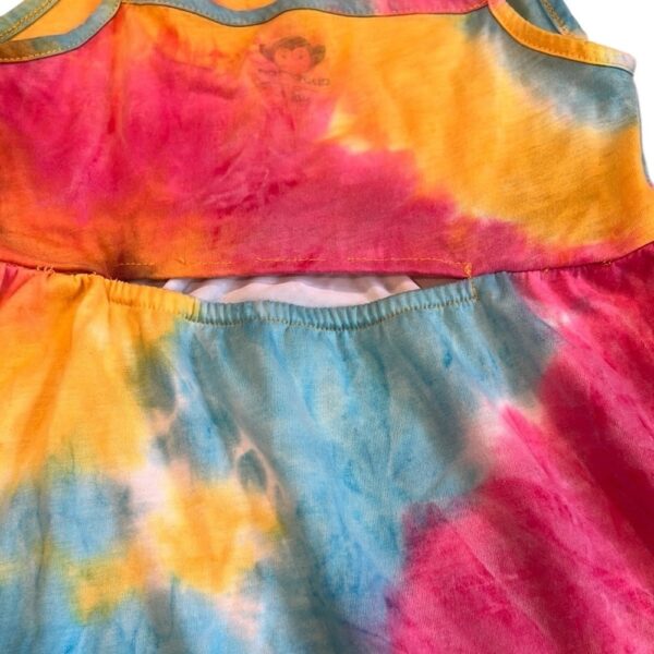 Appaman Girls Multicolor Tie-Dye Tank Dress with Adjustable Straps, Size 7