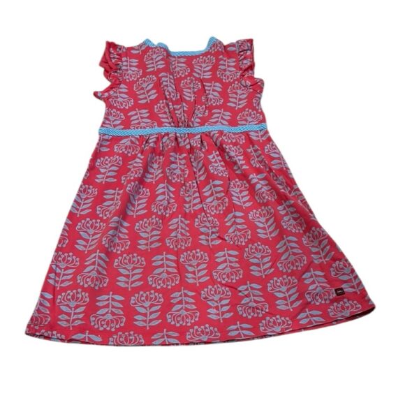 Tea Collection, Girls Red and Blue Summer Dress, Size 7